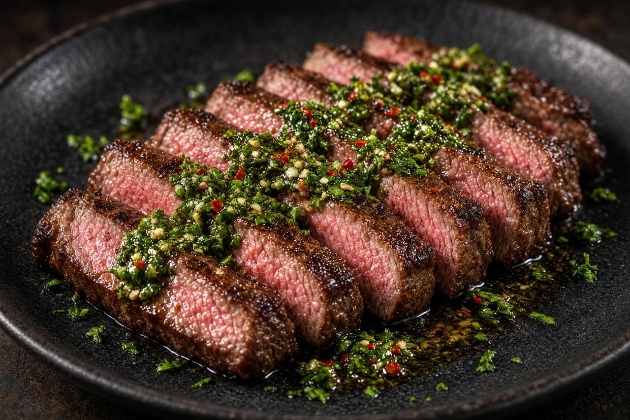 chimichurri flank