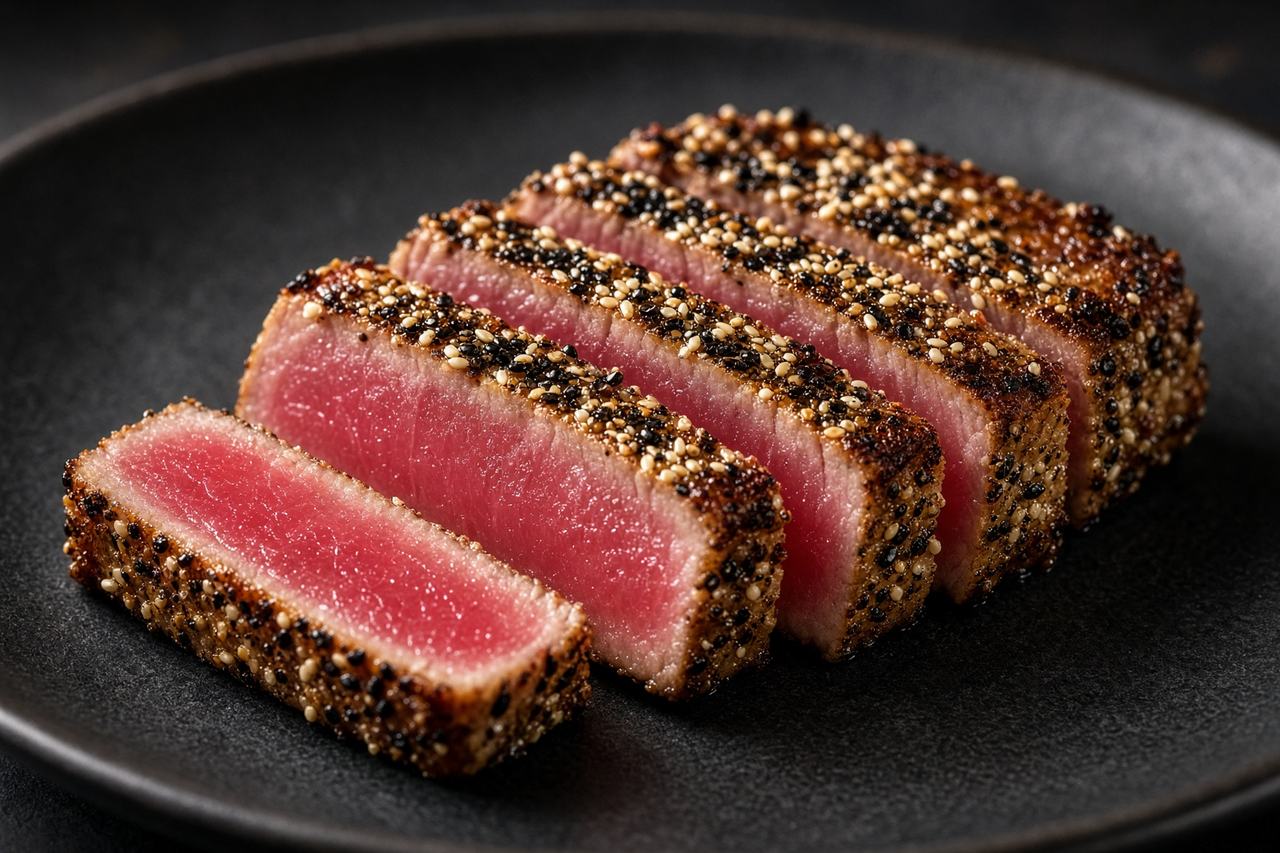 seared tuna steaks